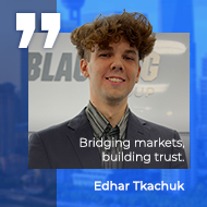 Meet the Experts: Blauberg Team Insights. <br/>Edhar Tkachuk - Driving Growth with Energy and Vision