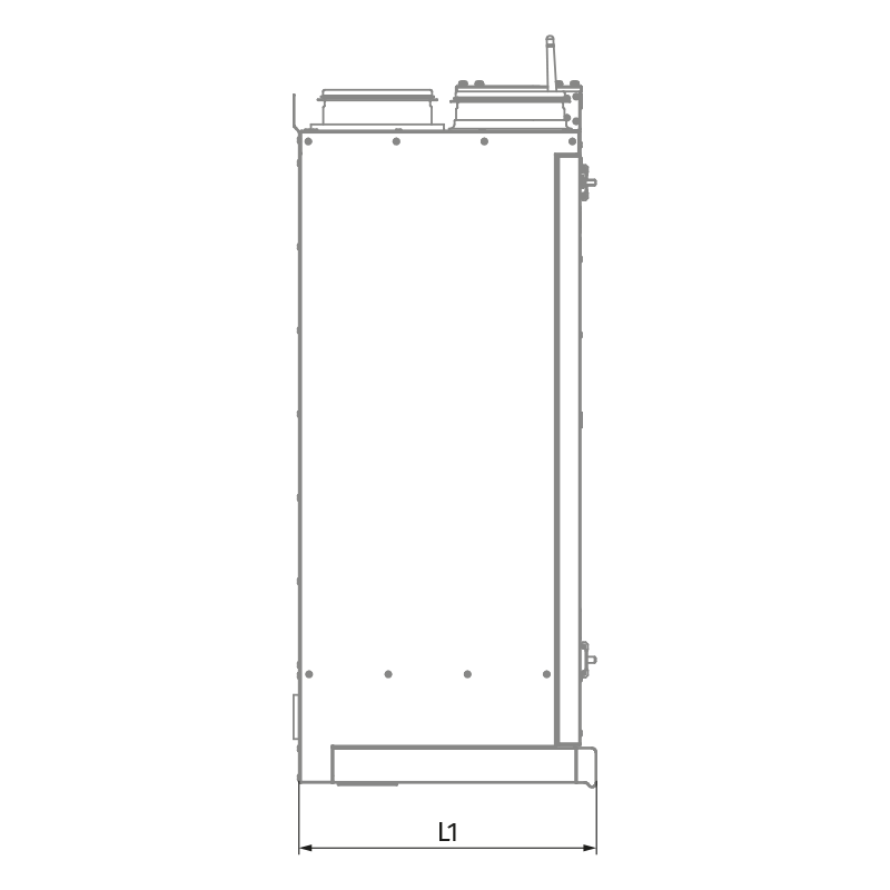 Blauberg KOMFORT Roto EC SKES 202 L S21 - Dimensions