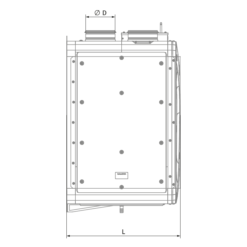 Blauberg Reneo S 350 L S14 - Dimensions