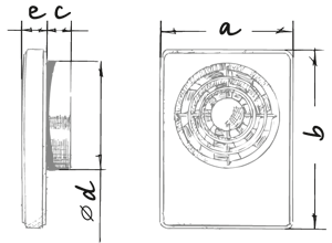 Blauberg Smart IR - Dimensions