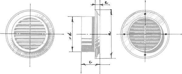 Blauberg Decor 100s - Dimensions