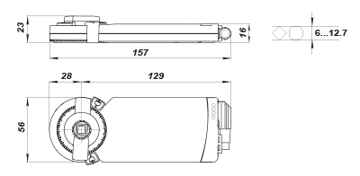 Blauberg Belimo CM230 - Dimensions