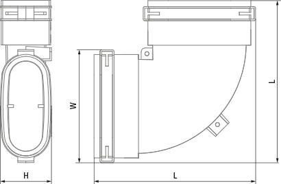 Blauberg BlauFast OBH 52 - Dimensions