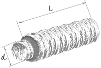 Blauberg BlauFlex Iso N 162/7.6 - Dimensions