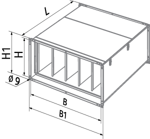 Blauberg KFBT 40x20 G4 - Dimensions