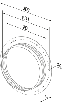 Blauberg FDL 250-315 - Dimensions