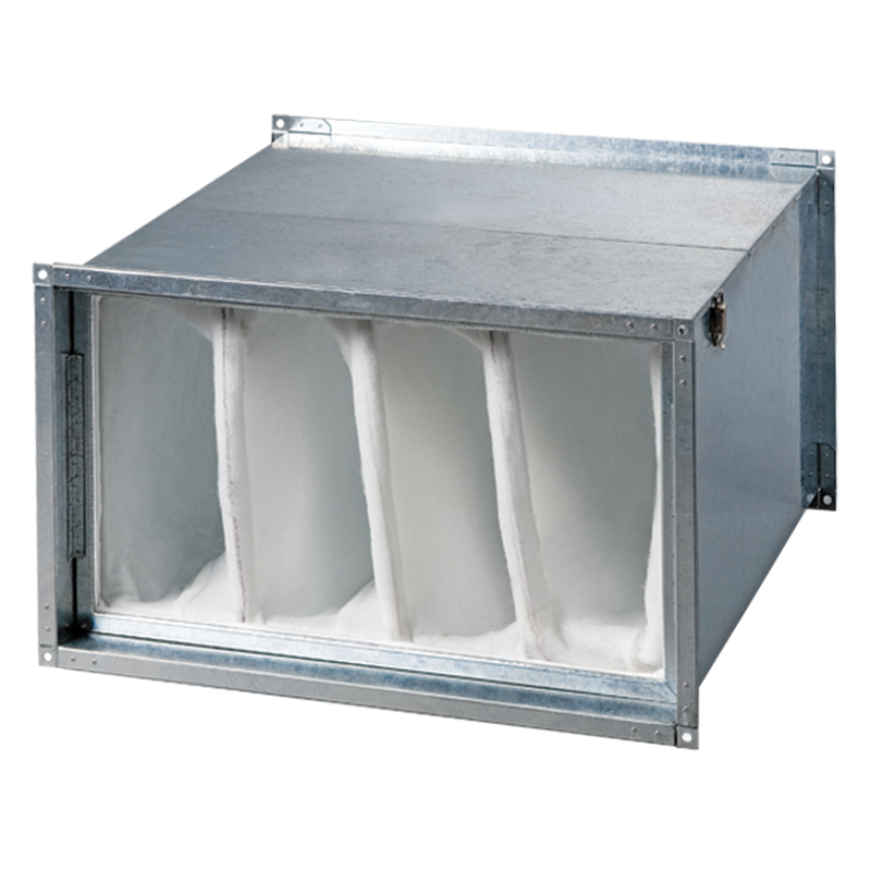 Blauberg KFBT 50x25 F7 - Filter boxes with pocket filters for rectangular ducts