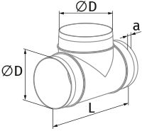 Blauberg BlauPlast RRT 100 - Dimensions