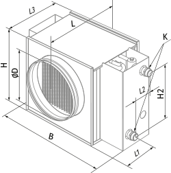 Blauberg WKH 315-2 - Dimensions