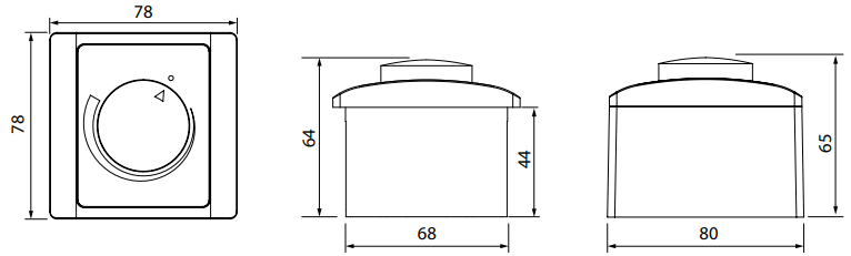 Blauberg CDTE E0.5 - Dimensions
