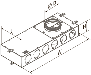 Blauberg BlauFast SR 160/90x6 04 - Dimensions