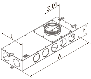 Blauberg BlauFast SR 160/90x10 03 - Dimensions