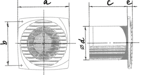 Blauberg Line 150 - Dimensions