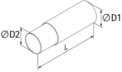 Blauberg BlauPlast RTR 125/0.35-0.5 - Dimensions