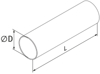 Blauberg BlauPlast RR 200/0.5 - Dimensions