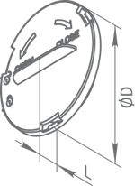 Blauberg BlauFast RSP 75 - Dimensions