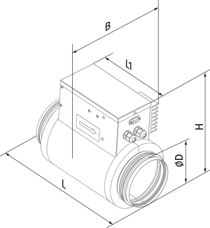 Blauberg ENH 250-3.0-1 S21 - Dimensions