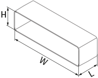 Blauberg BlauPlast FKSV 204x60 - Dimensions