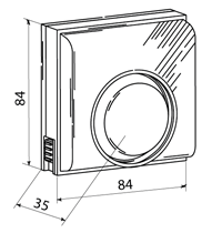 Blauberg KIT Aero-BW 100/40-2 - Dimensions