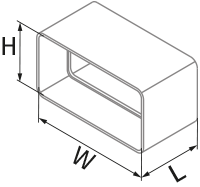 Blauberg BlauPlast FKV 204x60 - Dimensions