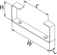 Blauberg BlauPlast FKH 110x55 - Dimensions