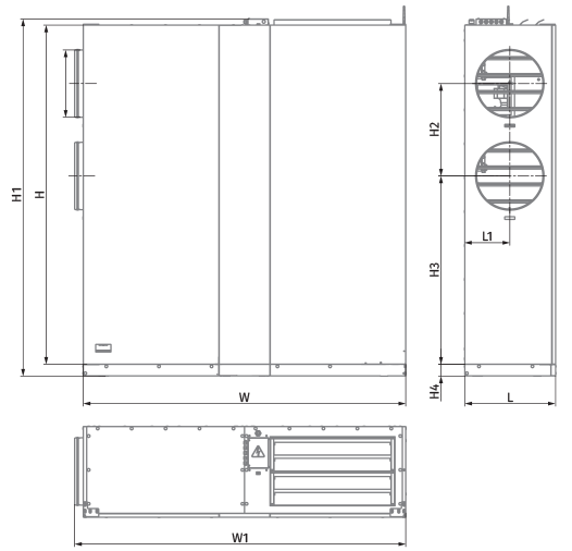 Blauberg Civic EC LB 1200 S21 - Dimensions