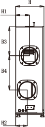 Blauberg KOMFORT GLA D250 - Dimensions