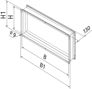 Blauberg EVA 70x40 - Dimensions