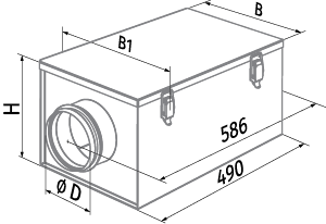 Blauberg KFBT 315 F7 - Dimensions