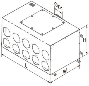 Blauberg BlauFast SR 200/90x10 02 - Dimensions