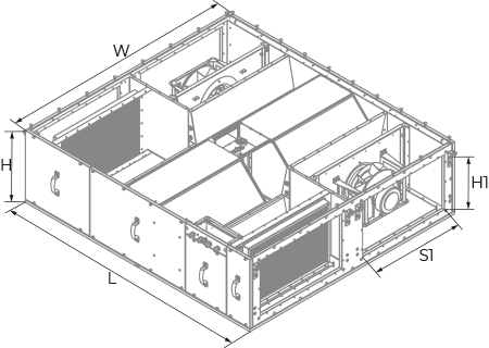 Blauberg BlauAIR CFP 1200 - Dimensions