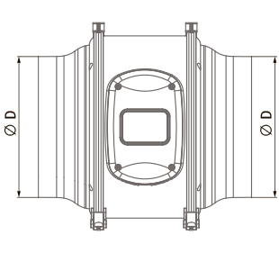 Blauberg Primo 150 - Dimensions