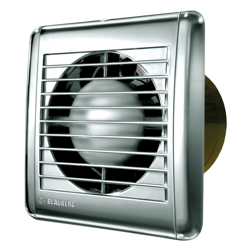 Blauberg Aero Still Chrome 125 SH - Extract fan for low-noise applications