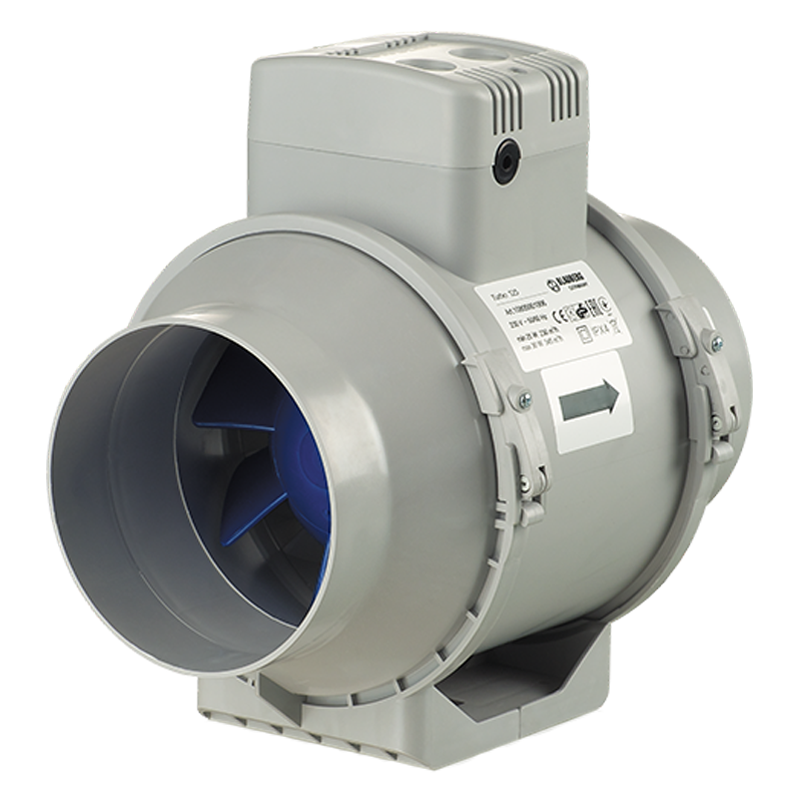Blauberg Turbo EC 125 - Mixed-flow inline fans with EC-motors