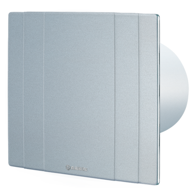 Blauberg Quatro Hi-Tech Chrome 100 (127-220V/60Hz) - Extract fans with decorative front panel