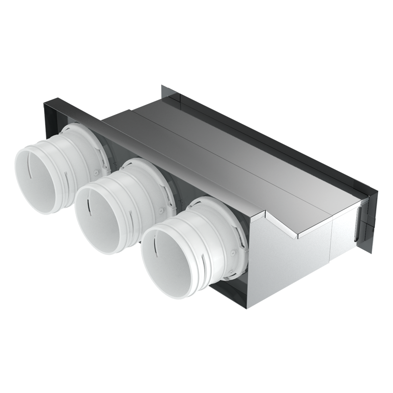 Blauberg BlauFast RPW 300x55/63x3 M - For supply and exhaust systems in residential premises. Connecting the ventilation grille to ∅ 63 mm ducts