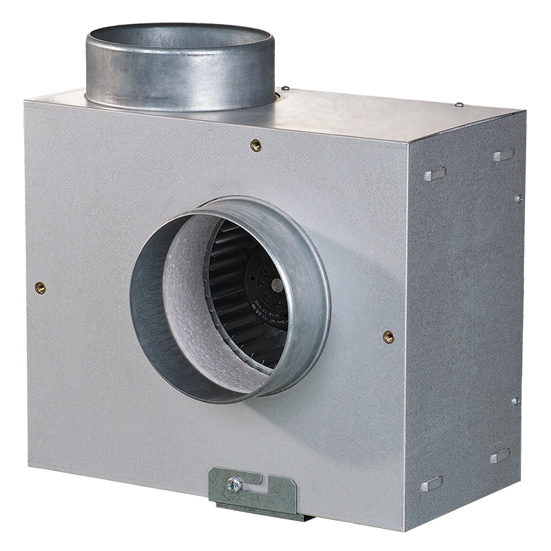 Blauberg Iso 200-4E - Centrifugal inline fans with forward curved blades in sound-insulated casings