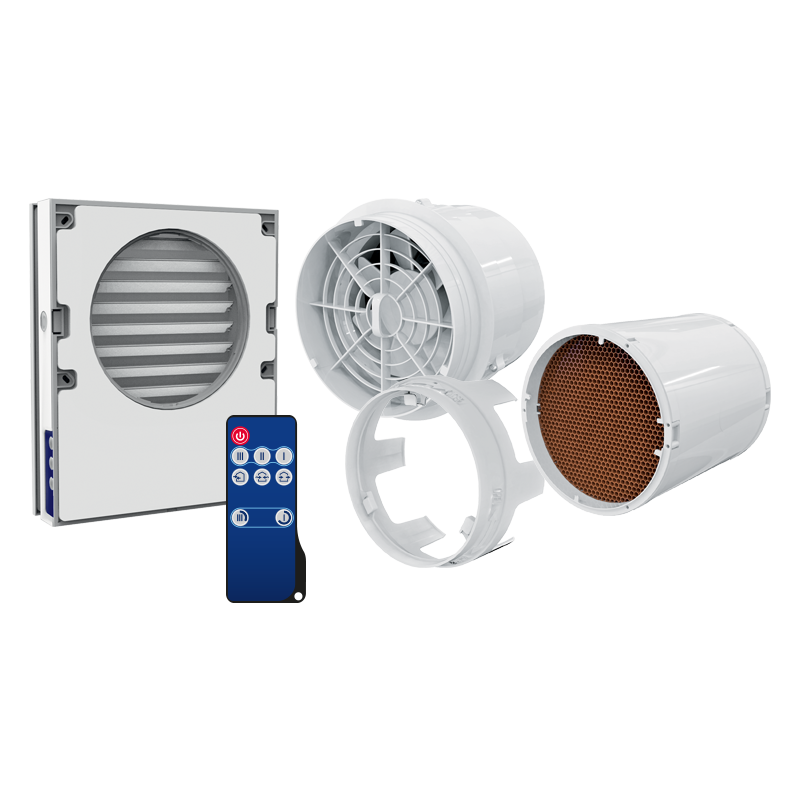 Blauberg Completion Kit Vento inHome mini - Final mounting kit. Includes: regenerator module, fan module, G3 filters (2 pcs.), indoor unit with a controller and shutters, remote control