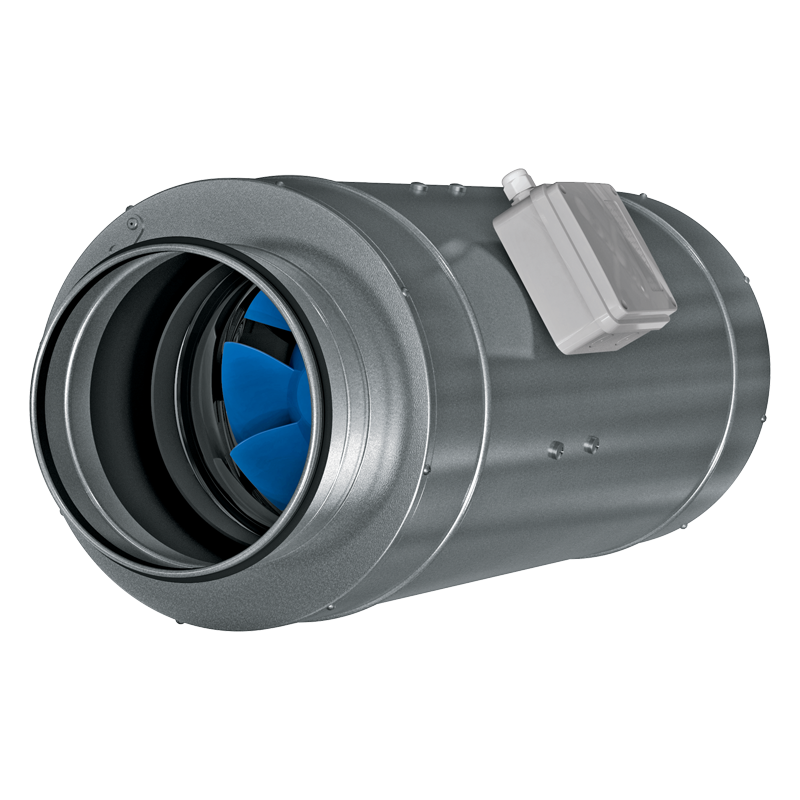 Blauberg Iso-Primo EC 250 - Mixed-flow inline fans in sound-insulated casings with EC-motors