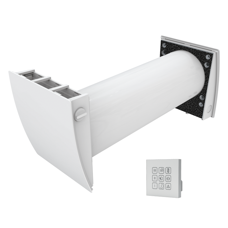 Blauberg Vento Eco Komfort Pro - Heat recovery single-room units. Maximum air flow up to 50 m³/h