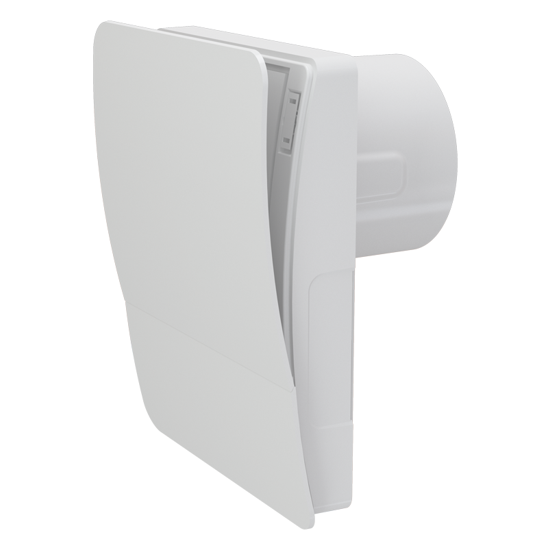 Blauberg Cabrio Base 100 H - Innovative domestic exhaust fan with an automatic shutter, low noise operation and low energy consumption