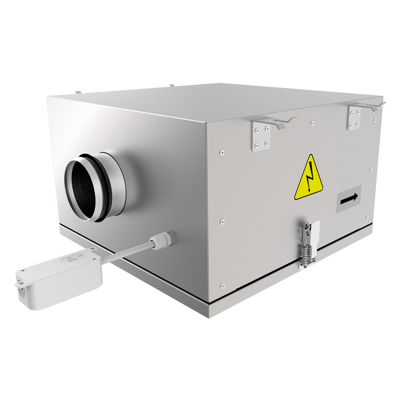 Blauberg ISO-RF EC 250 - Centrifugal inline fans with forward curved blades in casings with improved sound insulation properties with EC-motors