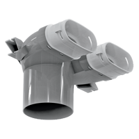 System 52 - Radial ductwork - Series Vents Connectors 52 mm