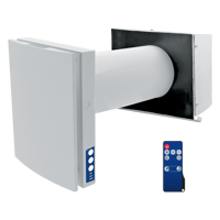 Decentralized HRU for residential buildings - Decentralized ventilation units - Blauberg Fresher 50 Short S