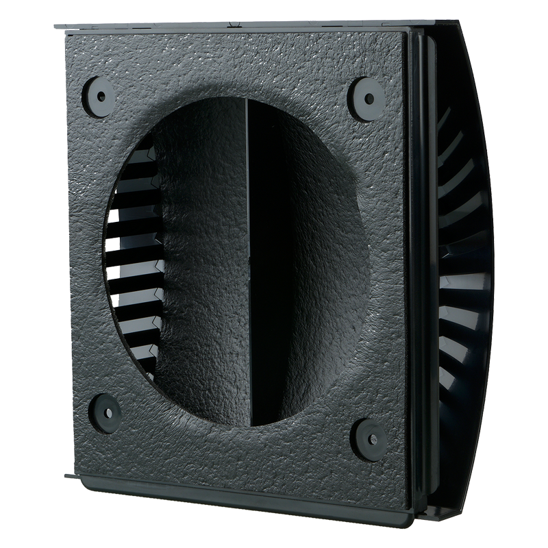 Blauberg AH-10 black 100 - Plastic hoods decoration of supply and exhaust vents of public, residential and industrial ventilation systems