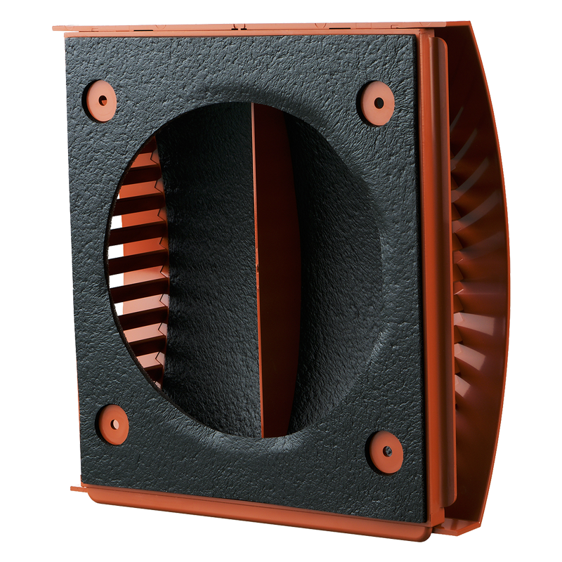 Blauberg AH-10 terracotta 160 - Plastic hoods decoration of supply and exhaust vents of public, residential and industrial ventilation systems