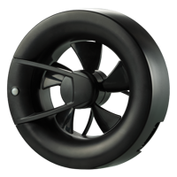 Smart - Residential axial fans - Vents O2 Supreme black